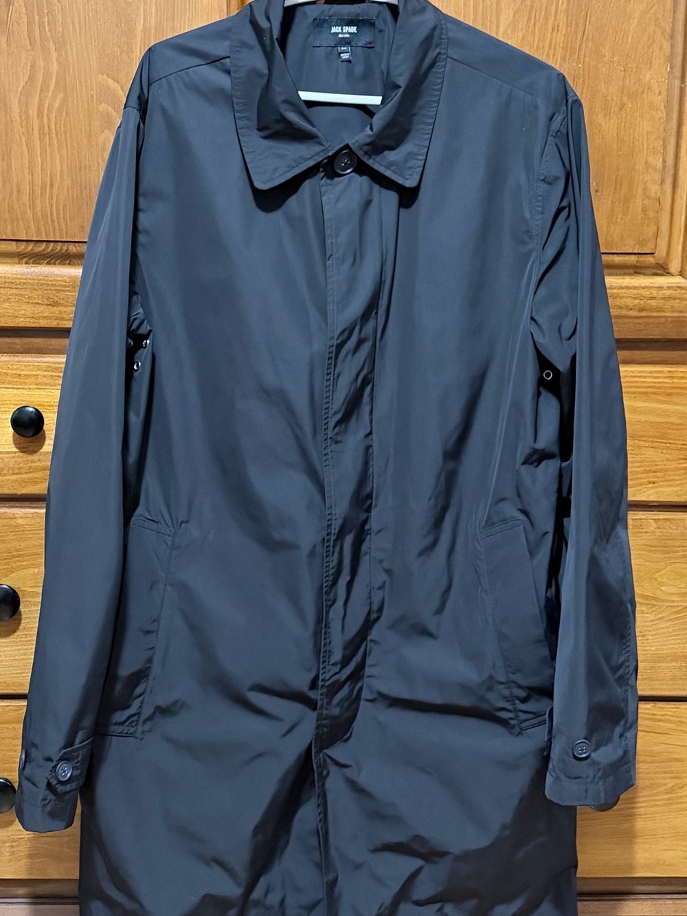 Jack Spade Men's Black Trench Coat